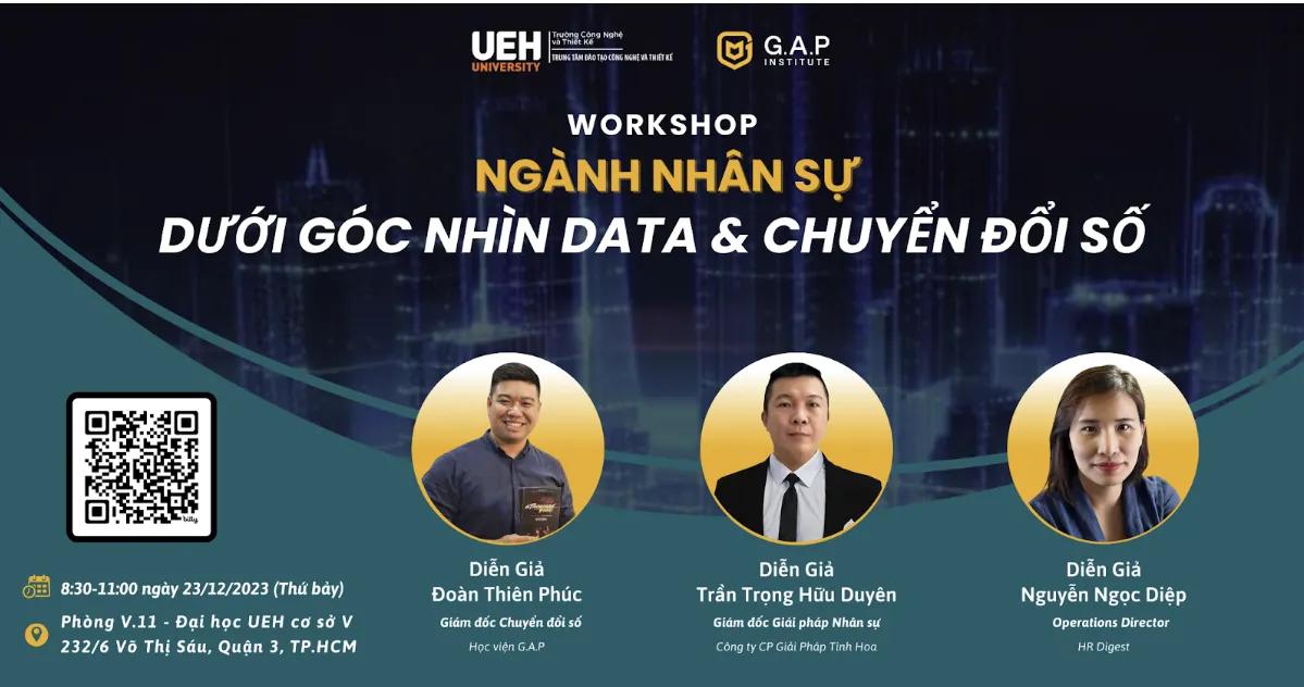 Workshop“Ngành nhân sự dưới góc nhìn data & chuyển đổi số”