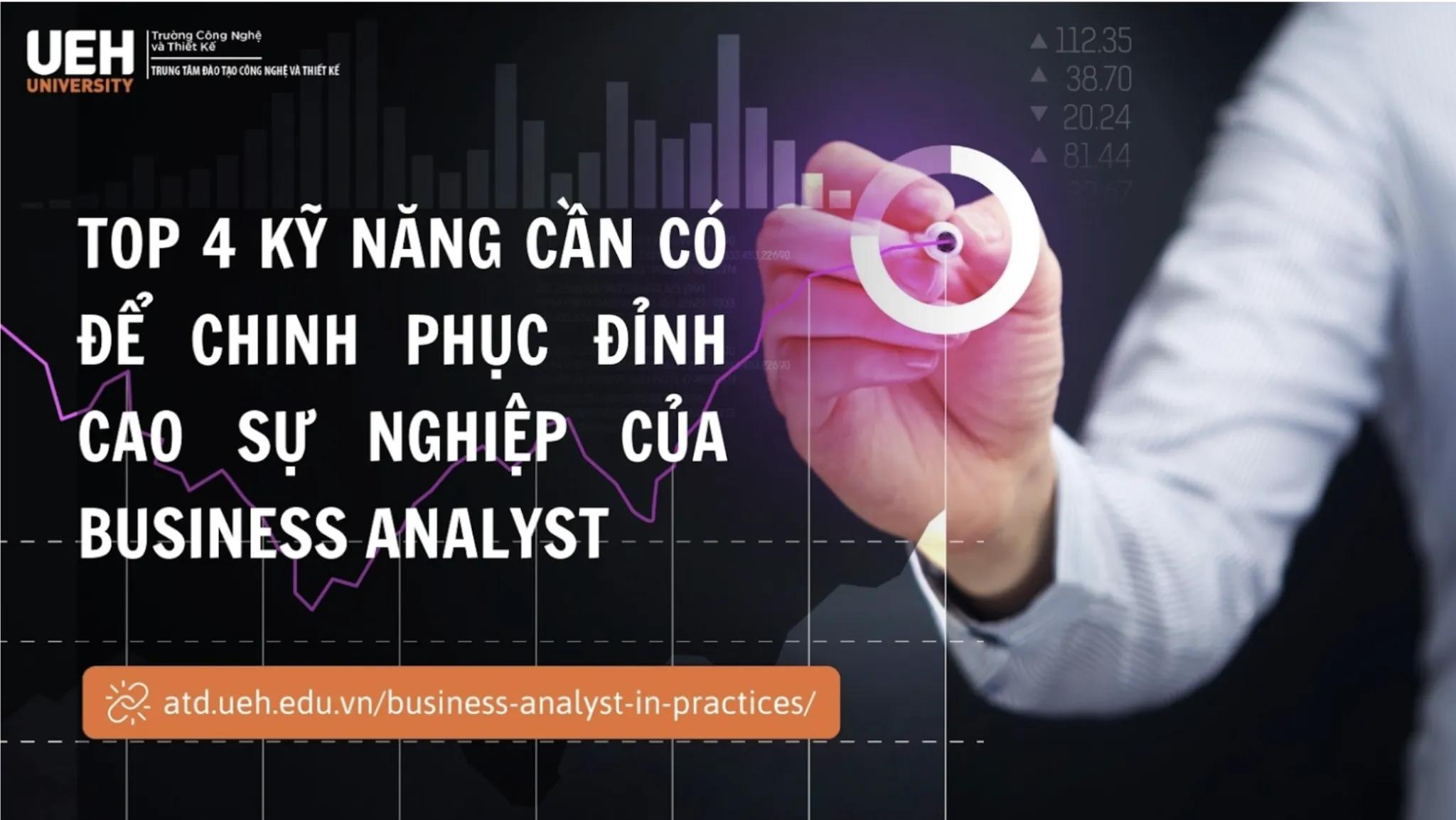 Top 4 kỹ năng cần có để chinh phục đỉnh cao sự nghiệp của Business Analyst