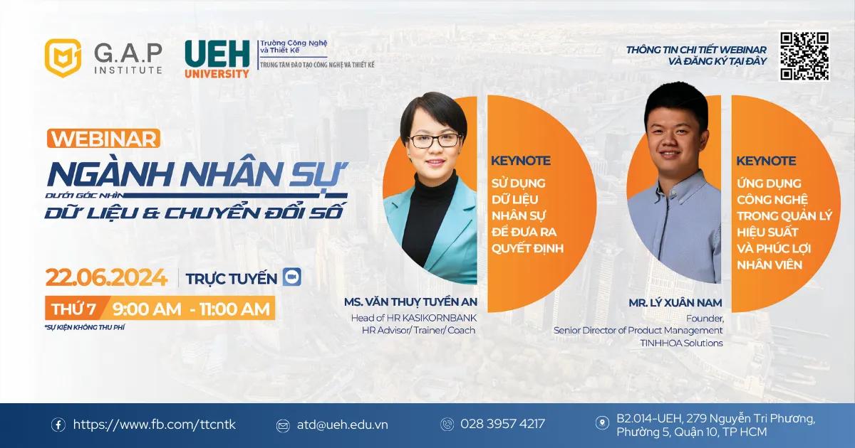 Webinar “Ngành nhân sự dưới góc nhìn Dữ liệu & Chuyển đổi số”