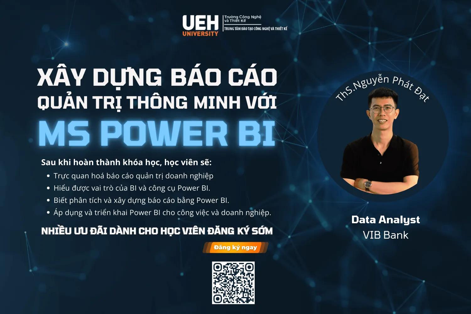 Xây dựng báo cáo quản trị thông minh với MS Power BI