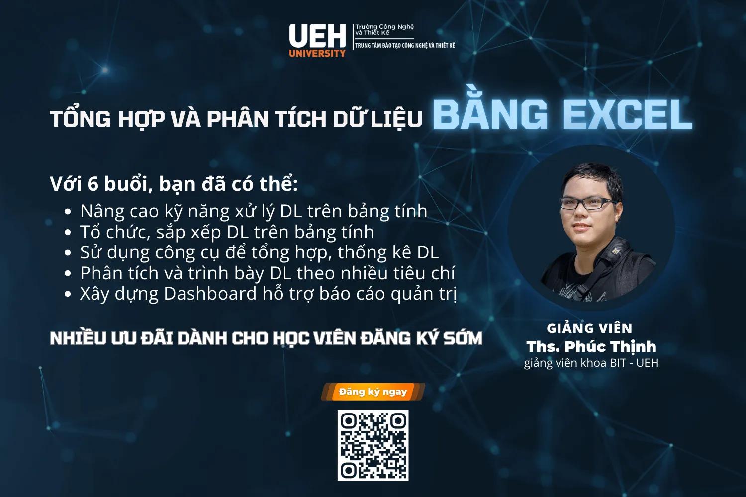 Tổng hợp phân tích dữ liệu bằng Excel
