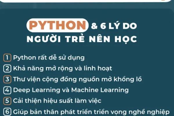 Python và 6 lý do người trẻ nên học