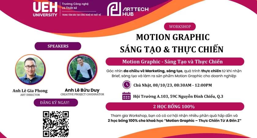 Workshop “Motion Graphic – Sáng Tạo Và Thực Chiến”