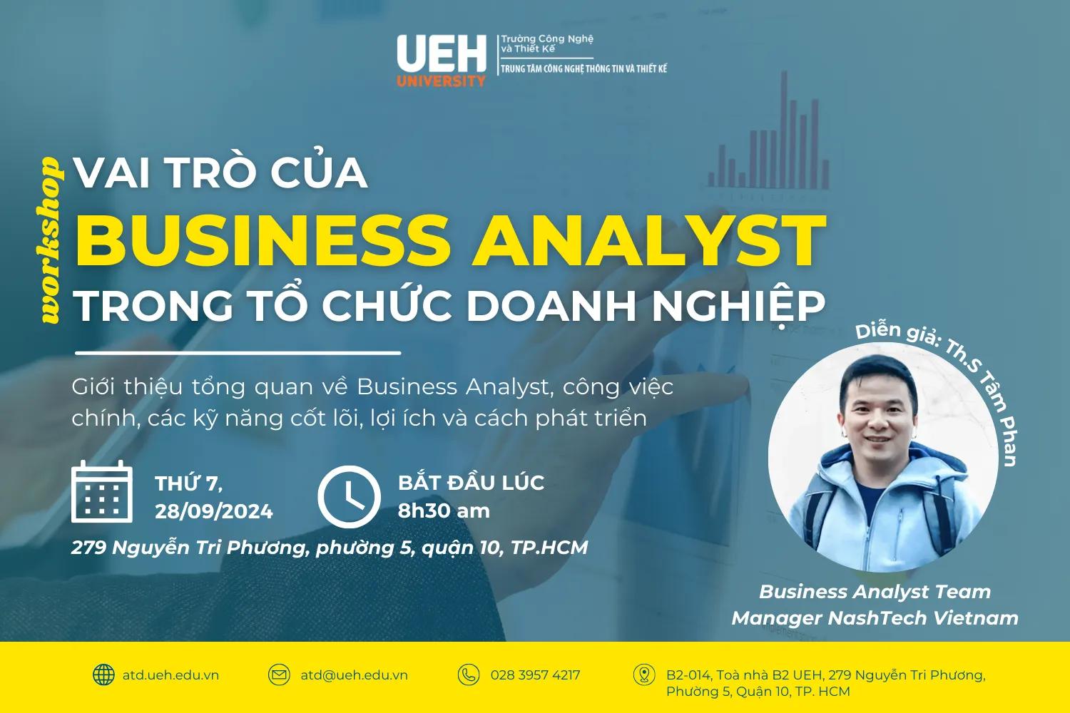 [WORKSHOP] Vai trò của Business Analyst trong tổ chức doanh nghiệp