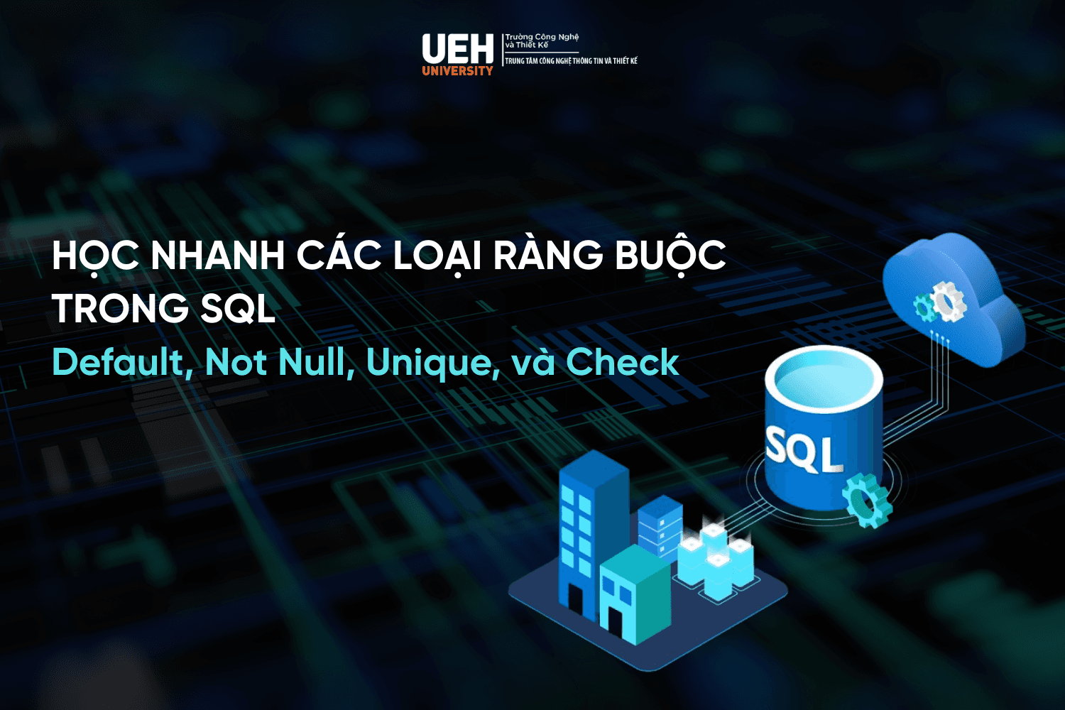 Học nhanh các loại ràng buộc trong SQL: Default, Not Null, Unique, và Check