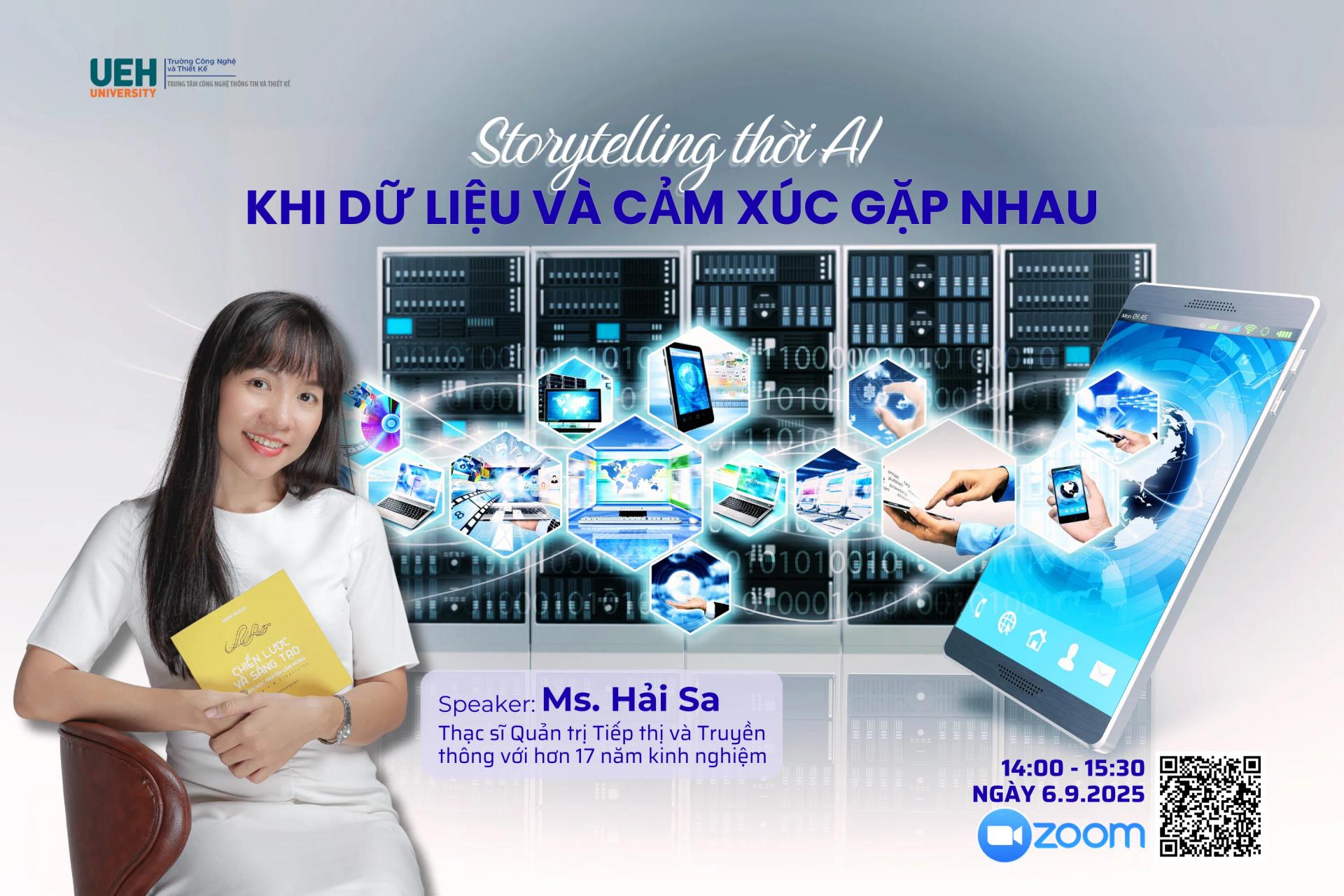 Webinar: Storytelling thời AI – Khi dữ liệu và cảm xúc gặp nhau