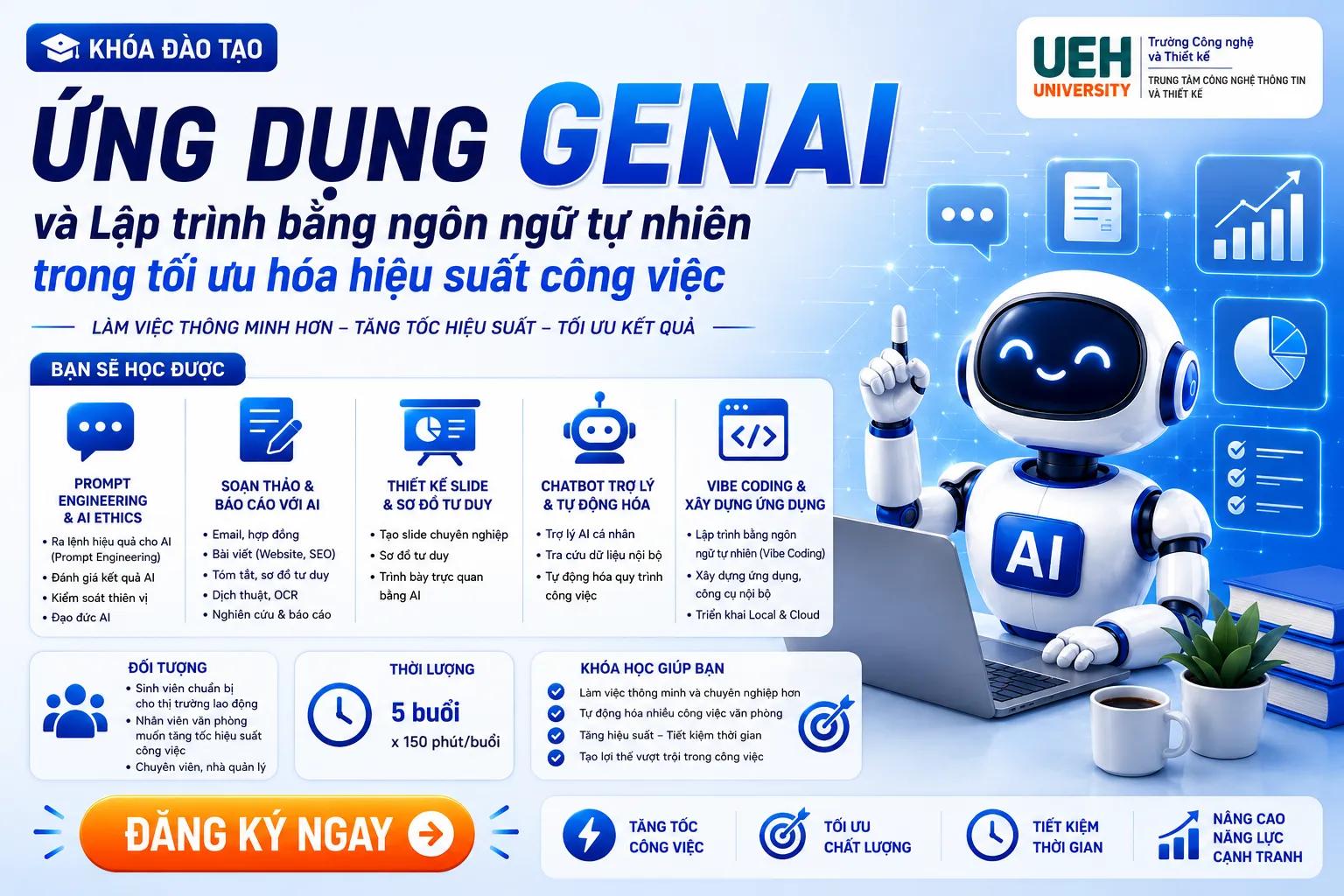 Ứng dụng GenAI và Lập trình bằng ngôn ngữ tự nhiên trong tối ưu hóa hiệu suất công việc